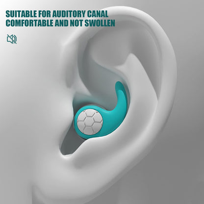 Noise Reduction Ear Plugs Silicone Ear Plugs,Silicone Soundproof Noise Filter Waterproof Three-layer Silent Earplugs for Sleeping