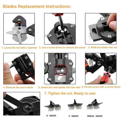 Garden Pruning Shears Grafting Scissors for Plant Branch Twig Vine Fruit Tree Cutting Scissors Shear