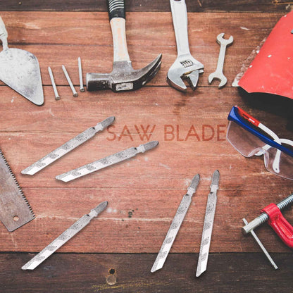 5pcs  T Shank Jigsaw Blades Diamond Coated Jig Saw Blade Set Masonry Granite Tile Cutting Power Tools Accessories