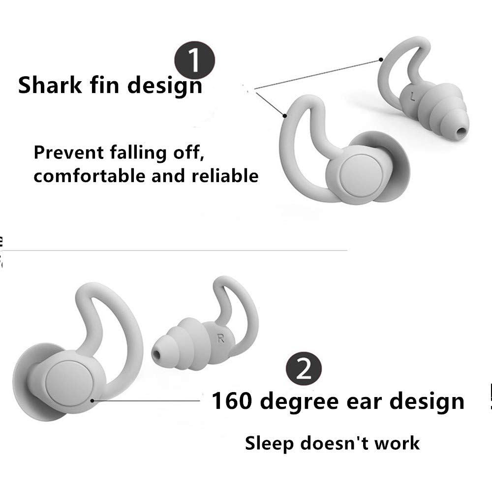 2pc Swimming Ear Plugs Waterproof Earplugs -Silicone Swim Ear Plugs for Adult Kids, Water Sports Earplugs for Keep Ear Water Out.