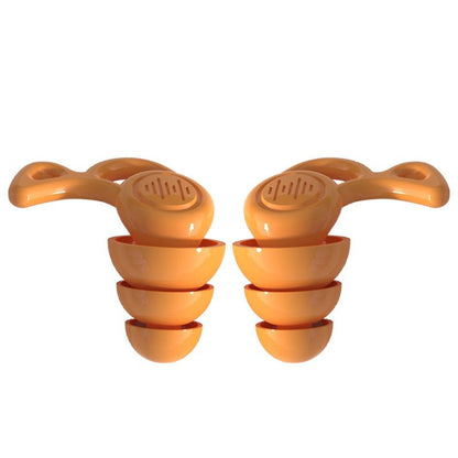 5pc Peak Impulse Noise, Shooting Ear Protection,-Continuous Hearing Protection, Patented Filters, Reusable Soft Ear Plugs