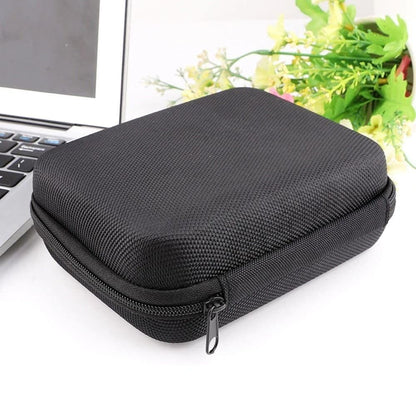 Shockproof Case Hard Protective EVA Case for Power Bank Earphones USB Cable Organizer Earbuds Sleeve