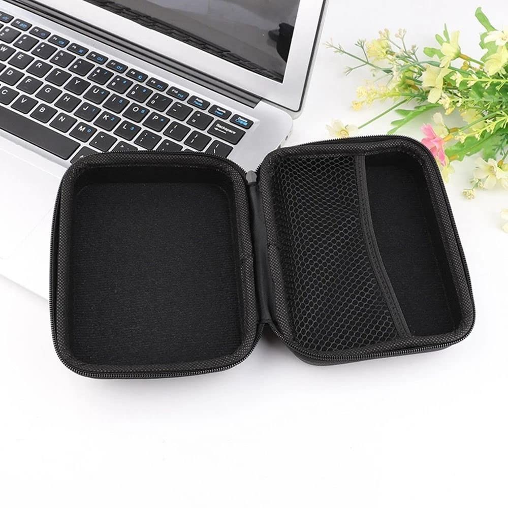 Shockproof Case Hard Protective EVA Case for Power Bank Earphones USB Cable Organizer Earbuds Sleeve