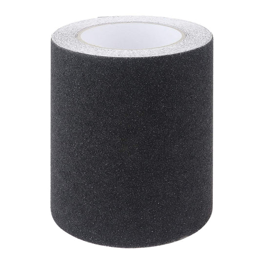 6 Inch x 16Foot Anti Slip Traction Tape,High Traction Friction Abrasive Adhesive Stairs Step, Black