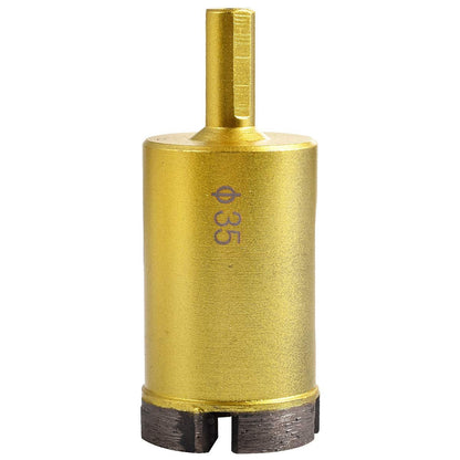 35mm Dia Diamond Hole Saw Drill Bit, Slate Porcelain Marble Hollow Core Drill Bit for Glass, Ceramic, Porcelain