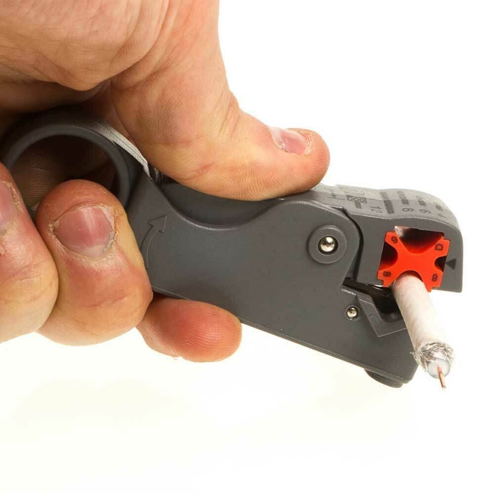 Coax Cable Stripper  Blades Stripping Pliers Wire Stripper Cutter Wire Cable Tool Stripping Length Adjustable