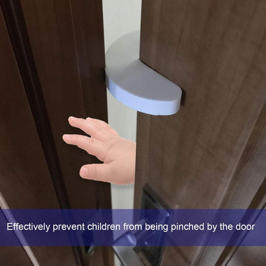 2PCS  Soft Foam Door Stopper. Prevents Finger Pinch Injuries, Slamming Doors, and Child or Pet from Getting Locked in Room