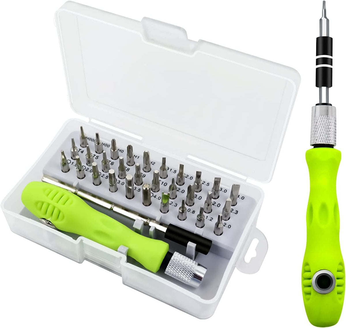 32 In 1 Small Screwdriver Set, Mini Magnetic Screwdriver Set – Contains 30 Bits Precision Repair Tool Kit, Torx Screwdriver