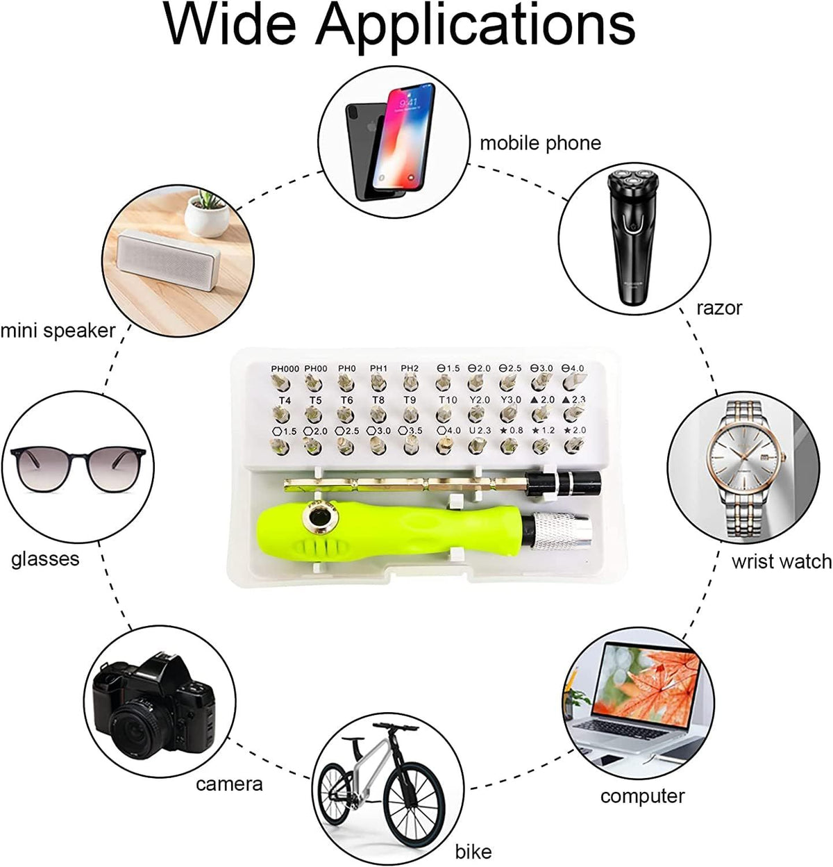 32 In 1 Small Screwdriver Set, Mini Magnetic Screwdriver Set – Contains 30 Bits Precision Repair Tool Kit, Torx Screwdriver