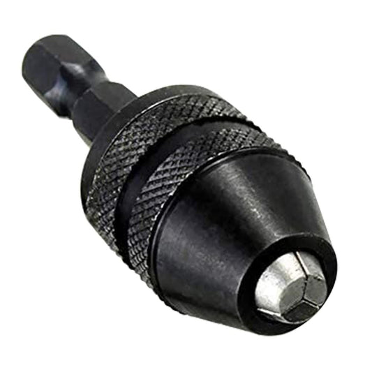 1/4 Inch Hex Shank Keyless Drill Chuck Quick Change Adapter Converter drill adapter (0.3mm-6.5mm)Impact Drill Tool Attachment