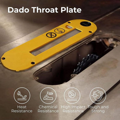 DWE7402DI Table Saw Accessories Dado ThroatPlate Dado Blades for 10 Inch Table Saw DWE7490 DWE7491 DWE7491RS DWE7492