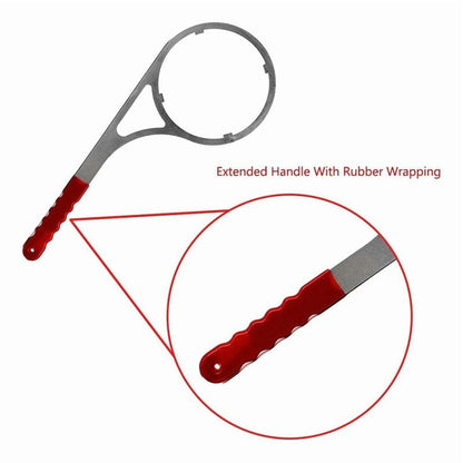 Heavy Duty Metal Water Filter Wrench,4.8 Inch Inside Diameter Housing Wrench Home