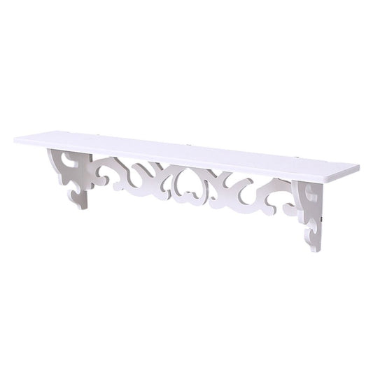 Wall Storage Rack, Floating Display Shelf Wall Mount Wood Storage Shelves Organizer For Home Living Room Bedroom Office Decoration