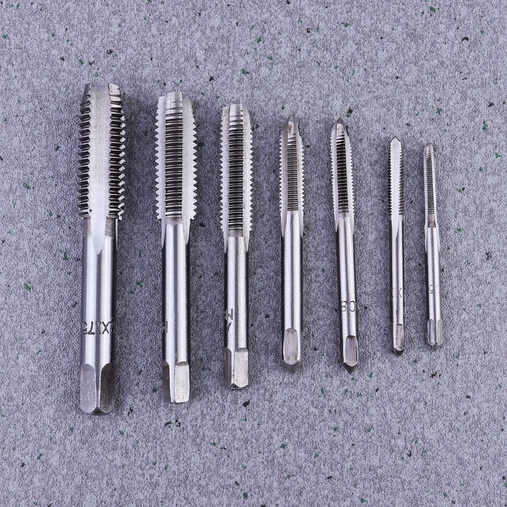 7-Piece Steel Screw Hole Maker Set for Metalworking and