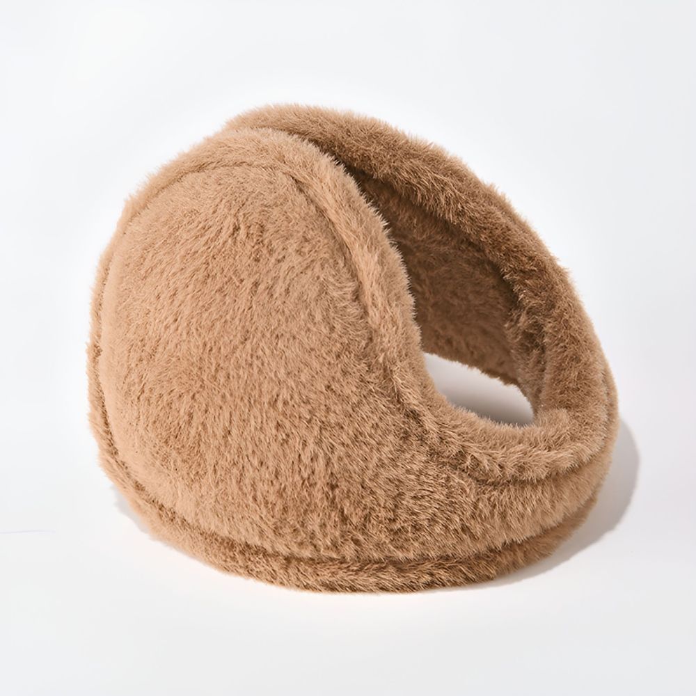 Winter Ear Muff Unisex Foldable Adjustable Collapsible Plush Cold Weather Knit Comfortable Ear Earmuffs Outdoor Ear Warmer for Women Men