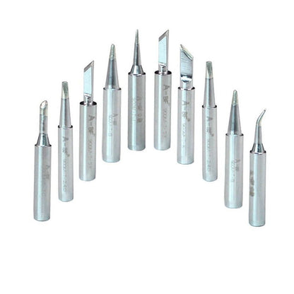 10pcs 900M-T Soldering Iron Tips Silver