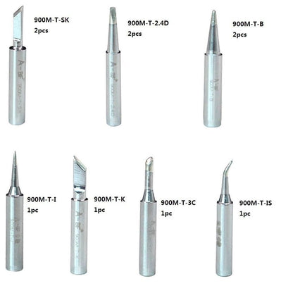 10pcs 900M-T Soldering Iron Tips Silver