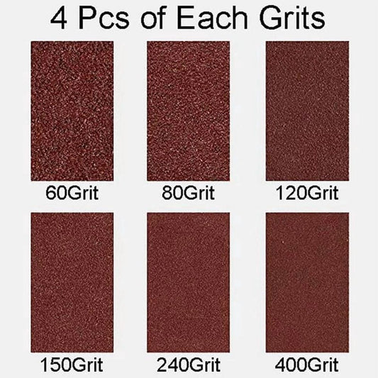 Sanding Belt 72 Pack 1/2 X 18 Inch Aluminum Oxide Air File Sander Belt Assortment,Belt Sander Tool for Woodworking