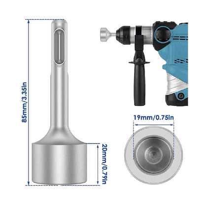 Post Ground Rod Driver, Drill Bit Driver Hammer Converter for Grounding Rods E