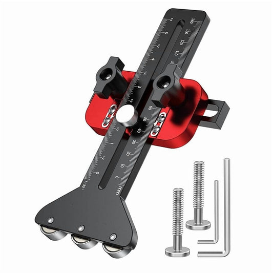Thin Rip Table Saw Jig - 3 Pulleys Thin Rip Jig for Making Repetitive Narrow Strip Cuts, Table Saw Guide Fits