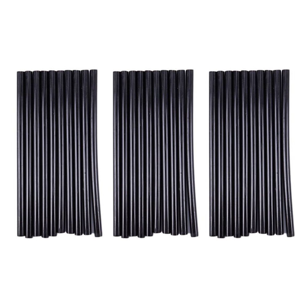 30PCS Hot Melt Glue Adhesive Sticks 150X7mm Black