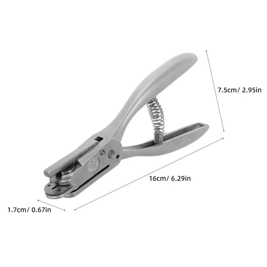 2-in-1 Sewing Pattern Notcher with Metal Punch Pliers for Precise Fabric and Paper Crafting