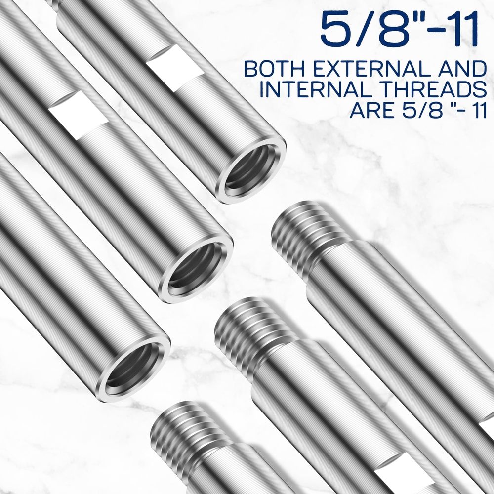 3Pcs Angle Grinder Extension,3/4/5.5in M14 Angle Grinder Extension Shaft Aluminium Alloy Rotary Angle Grinder Lengthen Connecting Rod for Polisher Grinding Machine