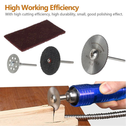 Cutting Wheel Set for Rotary Tool, 88Pcs HSS Circular Saw Blades Drill Wheels Kit With Mandrels for