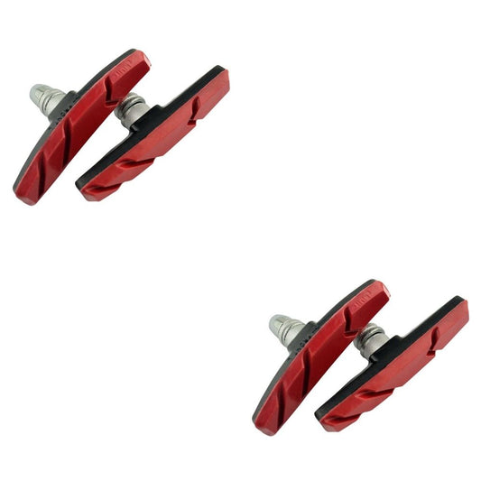 Red Weather-Resistant Bike Seat Covers, 2 Pairs Protective Pads for Enhanced Safety and Comfort