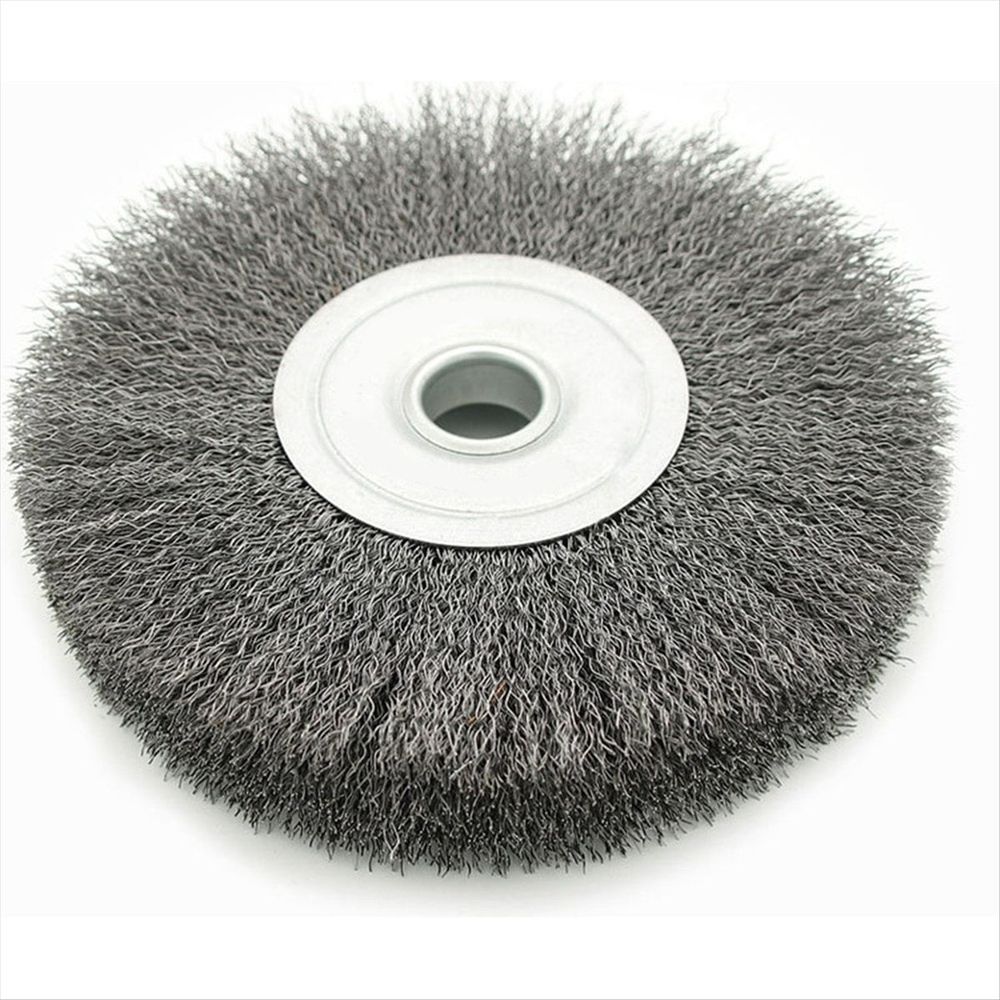 2Pcs 6Inch Wire Wheel for Bench Grinder-Wire Brush for Grinder, Efficient Clean Rust From Assorted Car Parts & Engines.