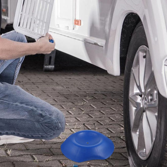 Blue PP Wheel Chock Wedge for Car Rv and Trailer Secure Parking Anti Slip