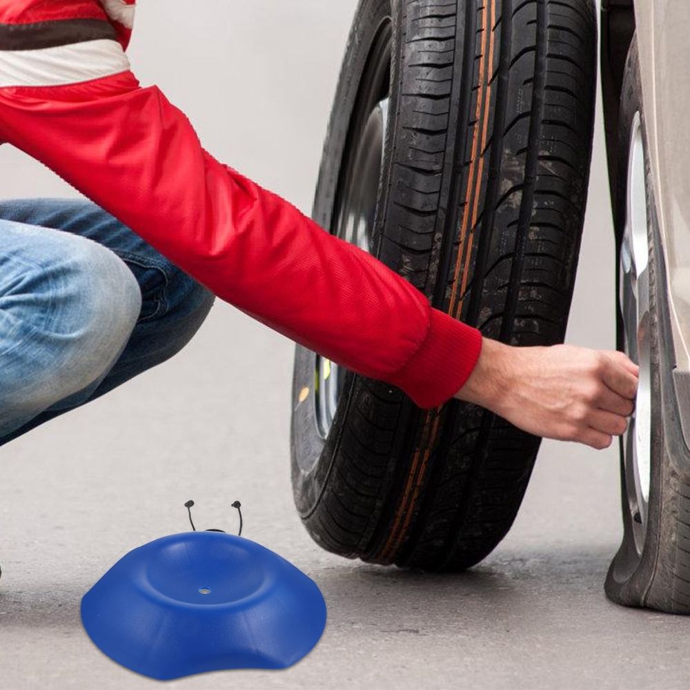 Blue PP Wheel Chock Wedge for Car Rv and Trailer Secure Parking Anti Slip