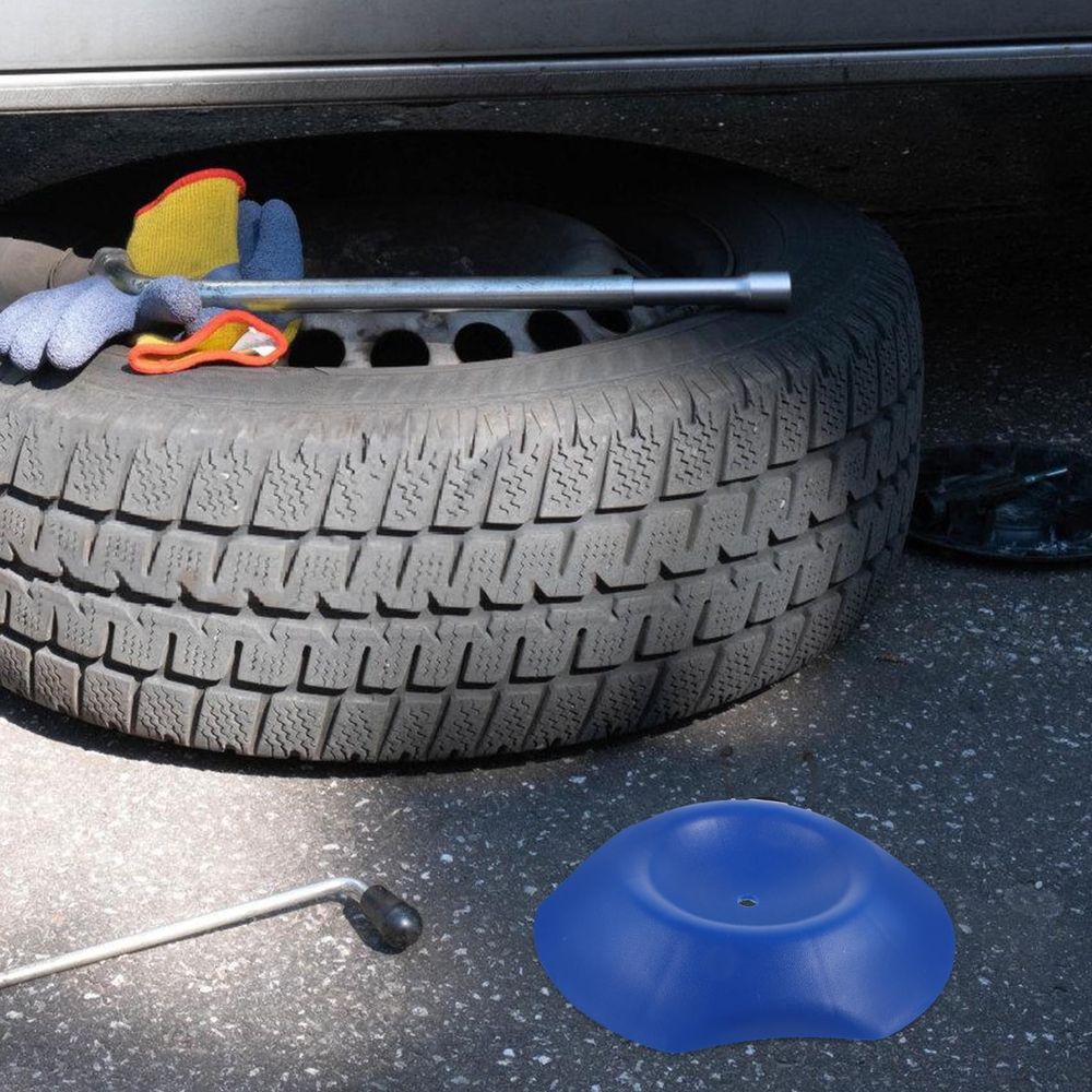 Blue PP Wheel Chock Wedge for Car Rv and Trailer Secure Parking Anti Slip
