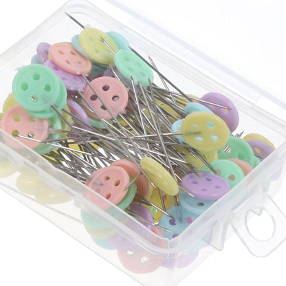 400Pcs Multicolor Straight Pins with Flat Heads for Precise Quilting and Dressmaking