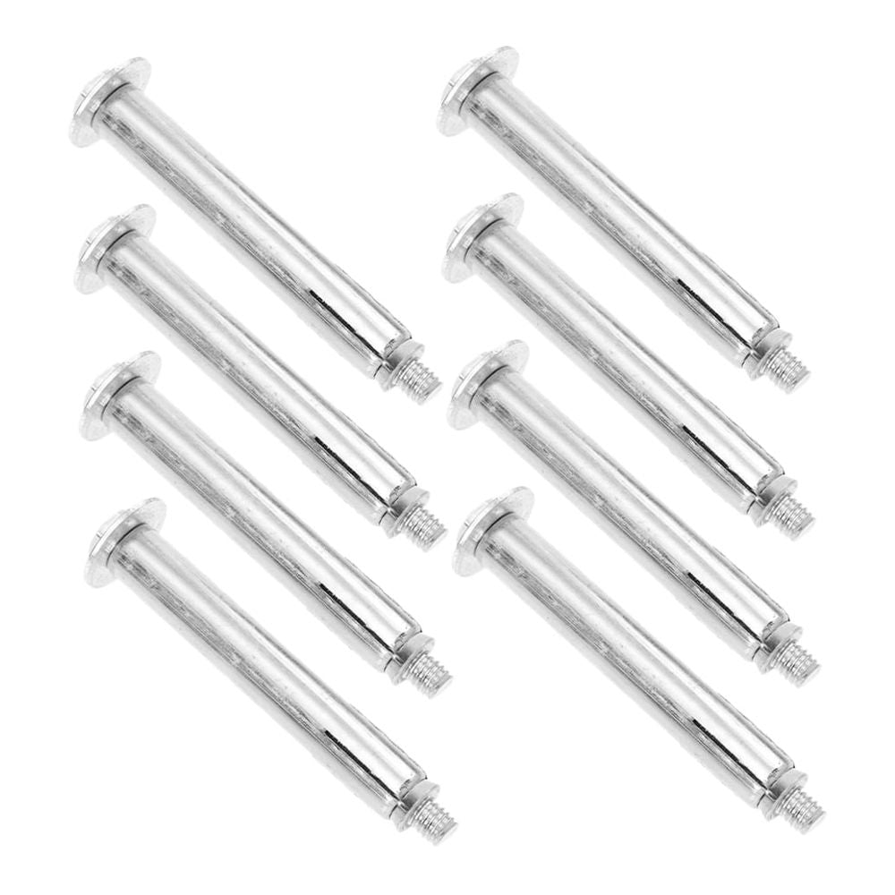 8-Piece Expansion Bolt Set Iron Heavy Duty Wall Anchors for and Concrete Wall Hooks