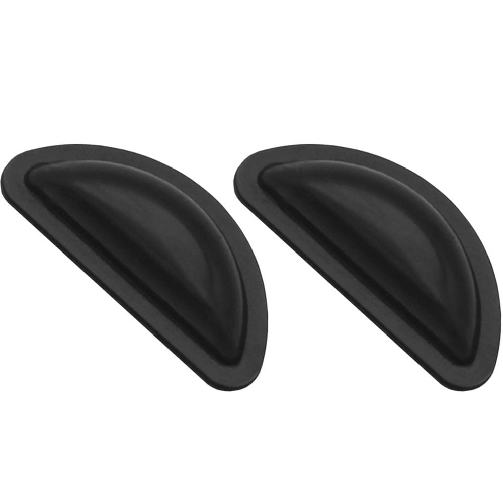 Anti- Silicone Nose Pads for Glasses - Soft Adhesive Eyeglass Nose Pads with Air Cushion, Non- Nose Grips for Sunglasses, Reading Glasses & Frames (Black, 3mm)