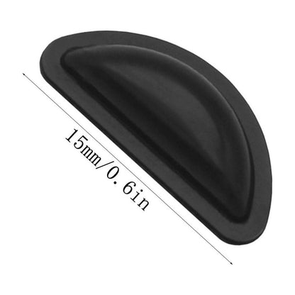 Anti- Silicone Nose Pads for Glasses - Soft Adhesive Eyeglass Nose Pads with Air Cushion, Non- Nose Grips for Sunglasses, Reading Glasses & Frames (Black, 3mm)