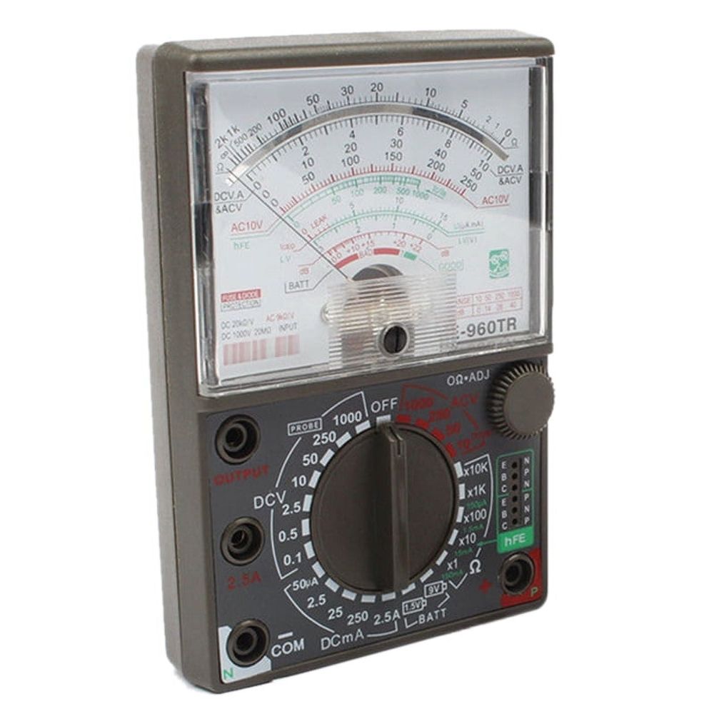 Analog multimeter  AC DC Volt Ohm current Testing Electrical Multitester Plastic + metal3897