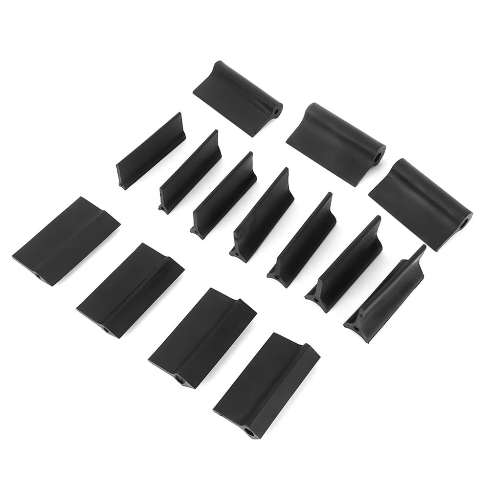 14pcs Sanding Block Rubber Sandpaper Mat Flexible Contour Polishing Pad Woodworking Tools
