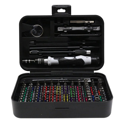 132-in-1 Micro Magnetic Screwdriver Set Mini Screwdriver Set With Color-coded Identification Repair Tool Kit 108 Screwdrivers Bits Small Manual Screw Driver