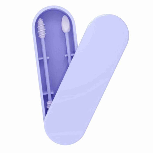 Cotton Swabs Cotton Swabs Silicone Reusable Cotton Swab with Storage Box for Ear Cleaning