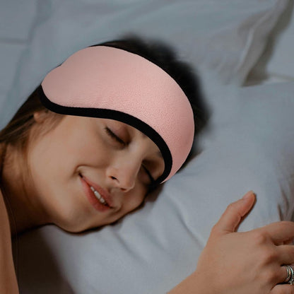 Noise Cancelling Ear Muffs with Adjustable Elastic Headband for Comfortable Travel, Rest, and Noise Reduction