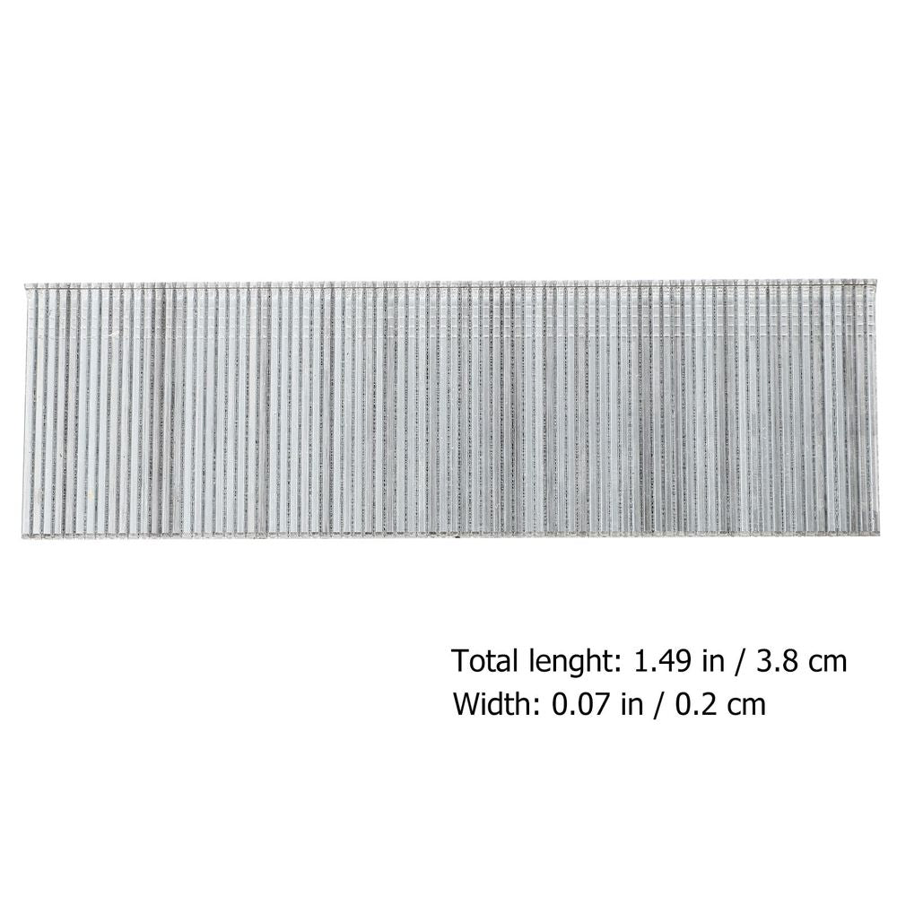 1600Pcs Plated Silver Galvanized Straight Brad Nails Heavy Duty Furniture Decoration Nails