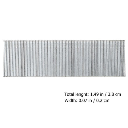 1600Pcs Plated Silver Galvanized Straight Brad Nails Heavy Duty Furniture Decoration Nails