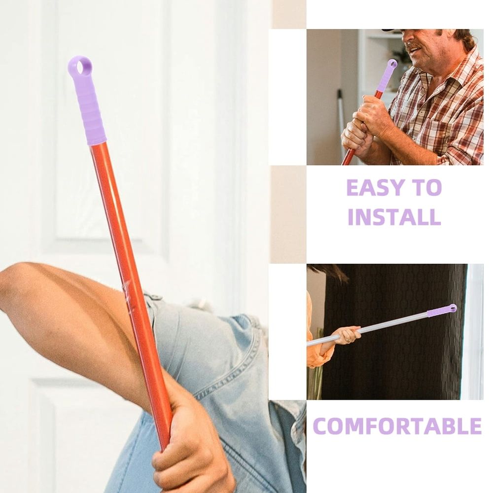 12Pcs Ergonomic Plastic Handle End Caps for Mop Broom and Dustpan Easy Install
