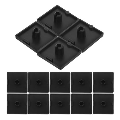 Masteelf 100 Pcs Aluminum Profile Cover Protection Aesthetic End Cap
