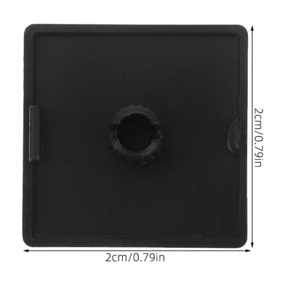 Masteelf 100 Pcs Aluminum Profile Cover Protection Aesthetic End Cap