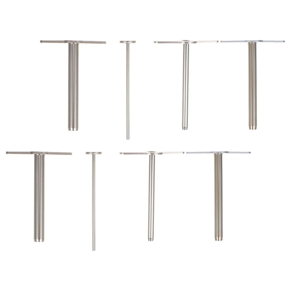 Silver Metal Hole Puncher for Crafts and Laboratory, Versatile Tool Set, 2Sets