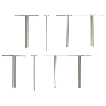 Silver Metal Hole Puncher for Crafts and Laboratory, Versatile Tool Set, 2Sets