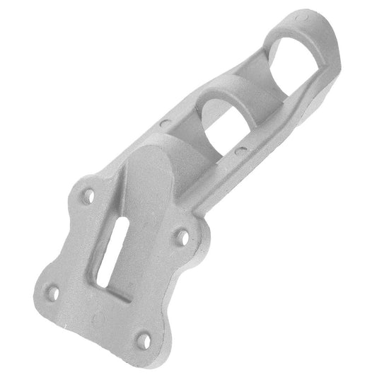 Silver Flag Pole Mounting Bracket Durable and Practical for DIY